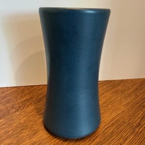 Marblehead Blue Corseted Vase