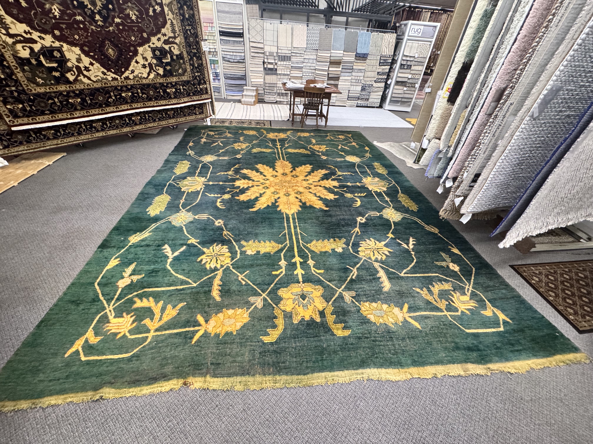 Early Turkish Carpet, 14' x 17' Good Condition - Image 7