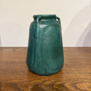 Green Stoneware Vase Associated W/ Craftsman Workshops