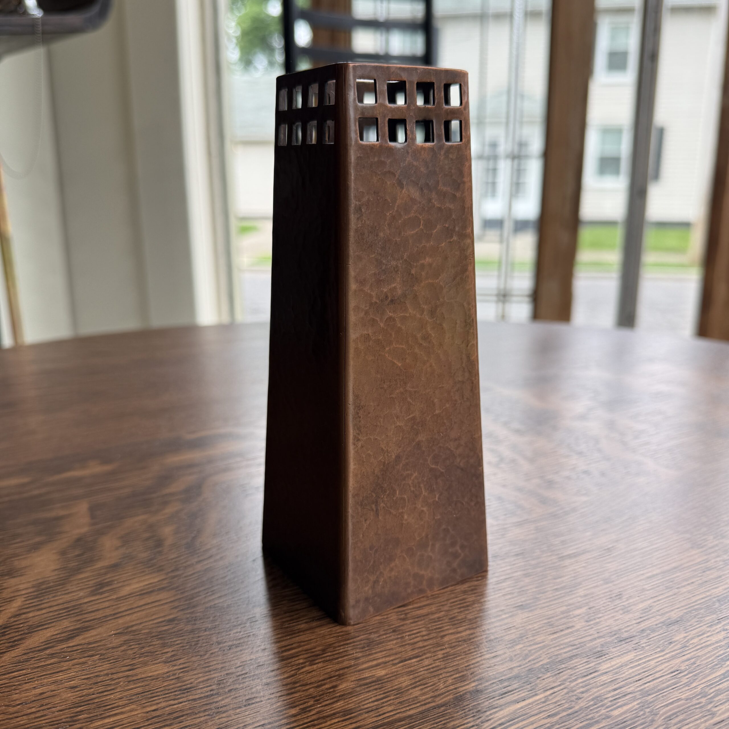 Roycroft Trapezoidal Signature Vase - Image 4
