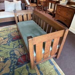Even Arm Settle, Attributed to Phoenix Furniture Company