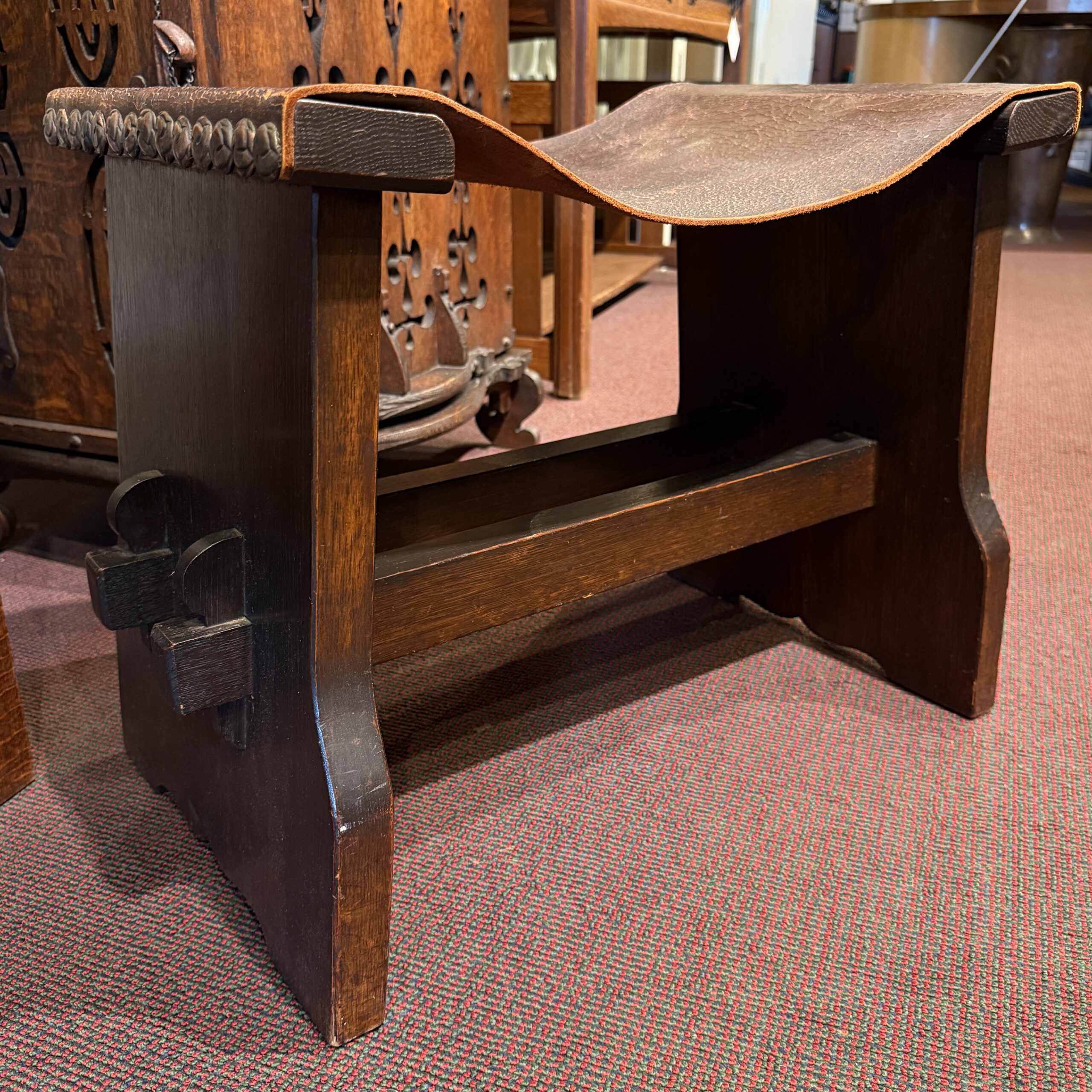 Onondaga Shops Sling Seat Stool, #309 - Image 5