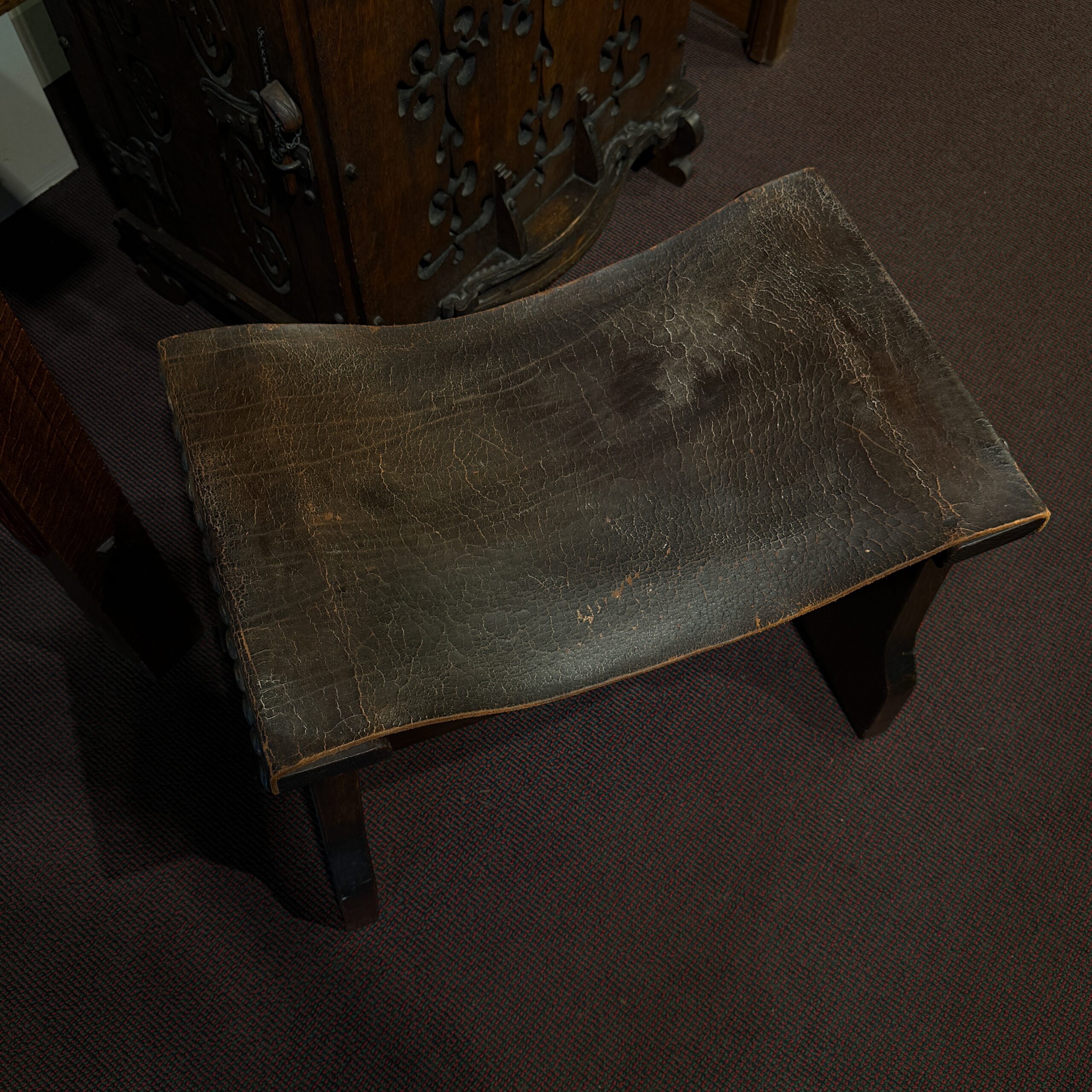 Onondaga Shops Sling Seat Stool, #309 - Image 8