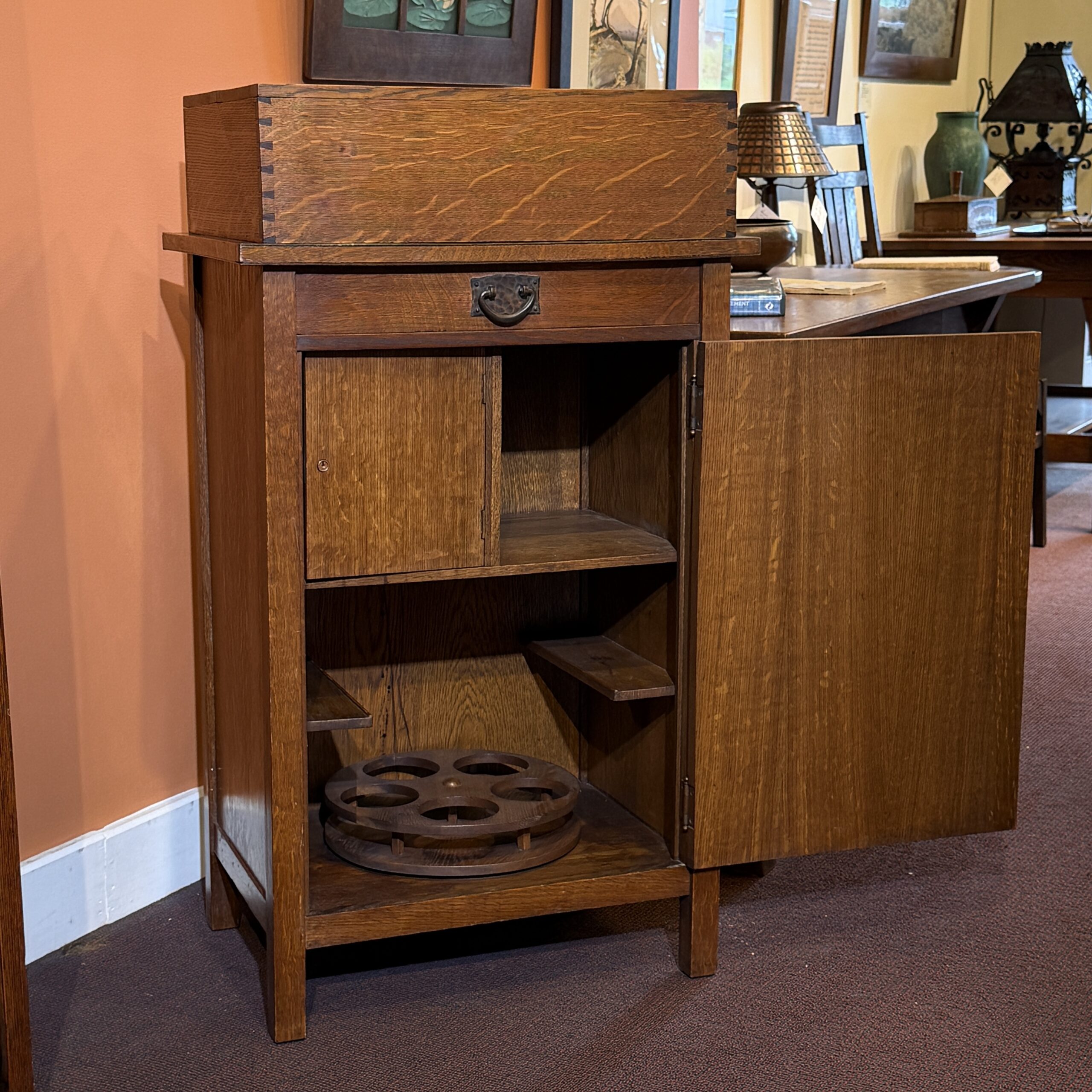 Gustav Stickley #86 Cellarette - Image 4