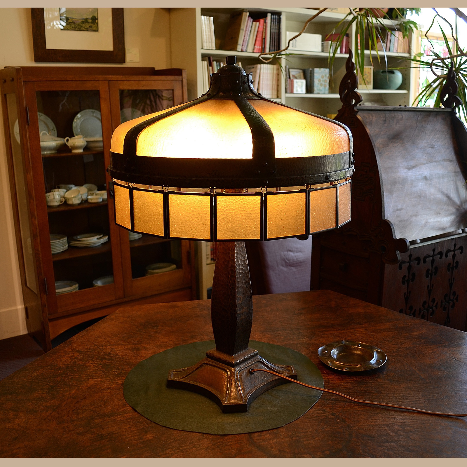 Chinese kool venster Verlenen Rare Gustav Stickley Bronze, Copper Plated, Table Lamp | Dalton's American  Decorative Arts
